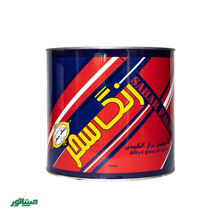 رنگ روغنی سفید براق سحر 701  گالن